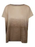 D.Exterior gradient-effect T-shirt - Neutrals