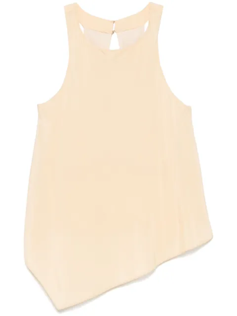 Patrizia Pepe blusa con dobladillo asimétrico