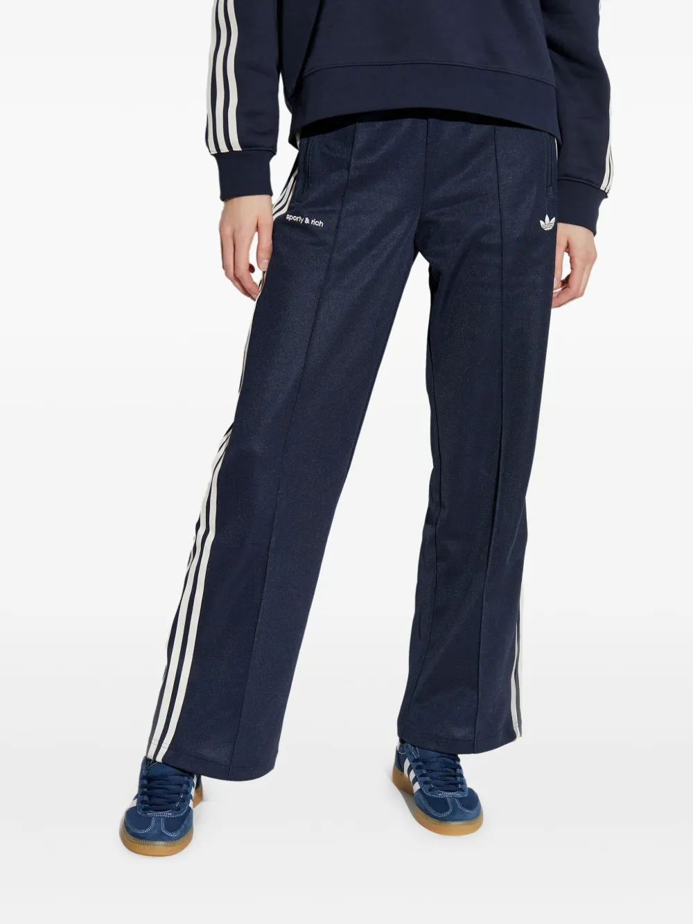 adidas Trainingsbroek met geborduurd logo Blauw