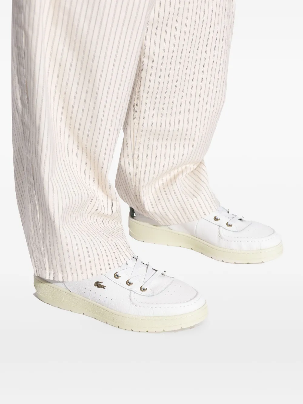 Lacoste logo-embroidered Sneakers | White | FARFETCH