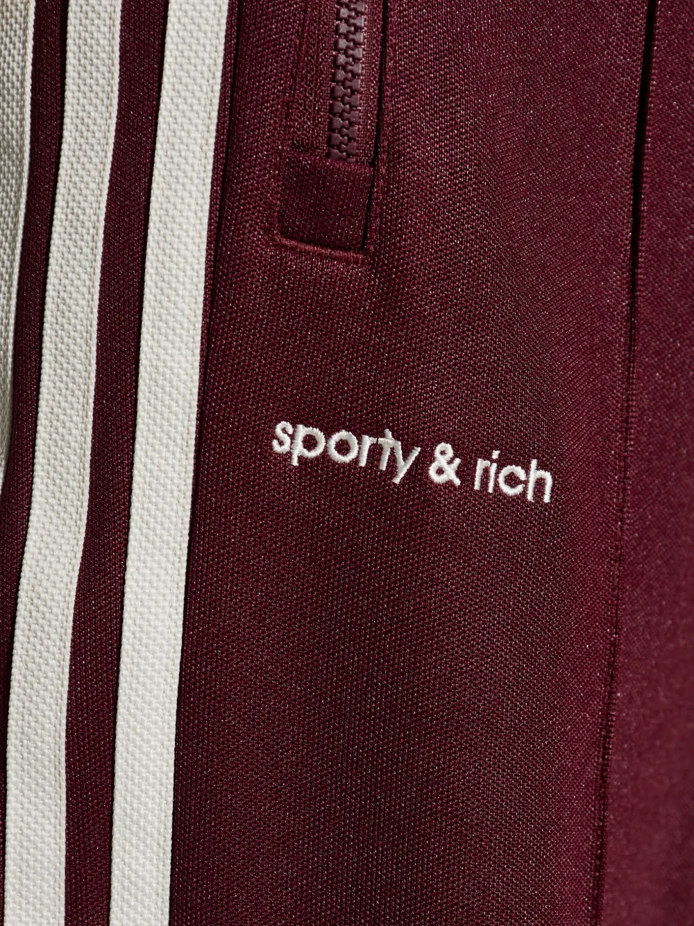 adidas x Sporty & Rick trainingsbroek met 3 strepen Rood