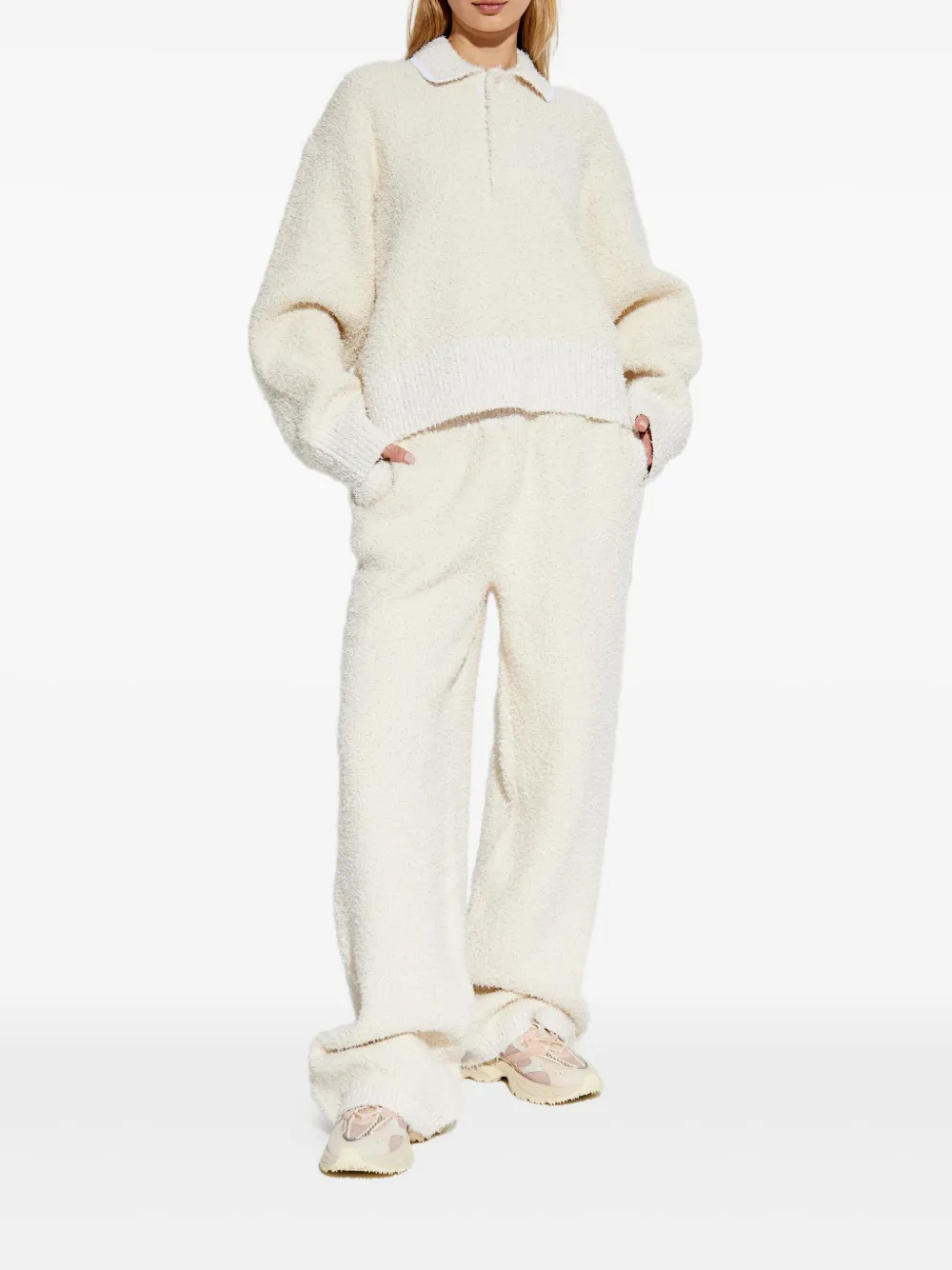 Lacoste Gebreide trui Wit
