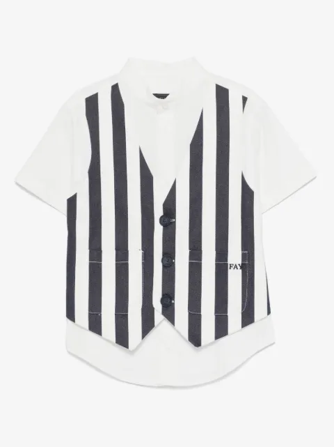 Fay Kids Hemd im Layering-Look