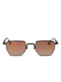 Movitra Aldo geometric-frame sunglasses - Black
