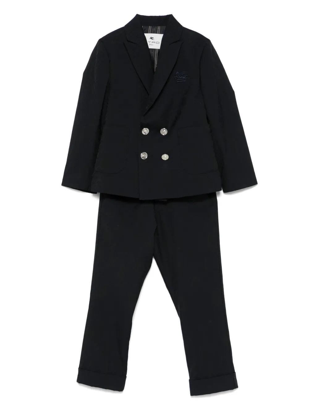 ETRO KIDS Pak met Pegaso-patroon Blauw