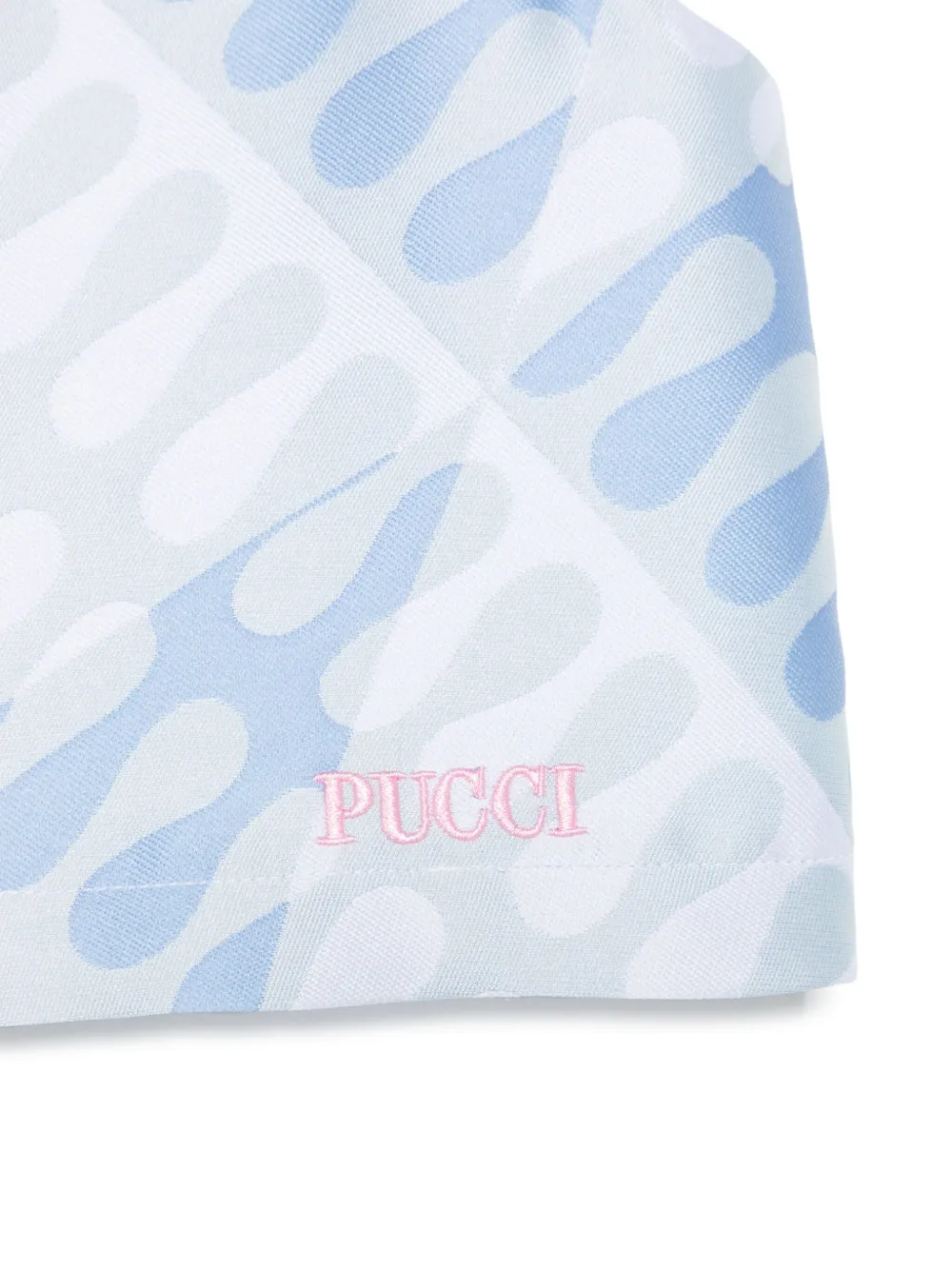 PUCCI Junior Top met Leocorno-jacquard Blauw