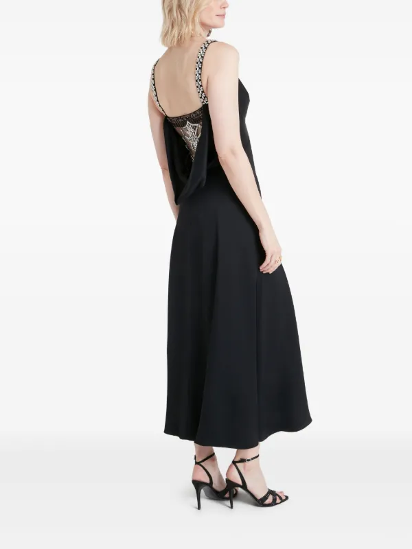 Temperley London - Sofia Strappy Dress - Black - UK14