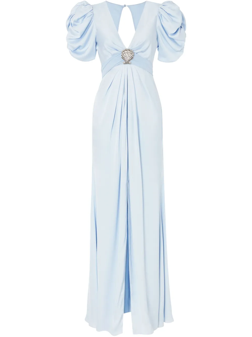 Temperley London ショートスリーブ イブニングドレス - ブルー Temperley London ショートスリーブ イブニングドレス - ブルー
