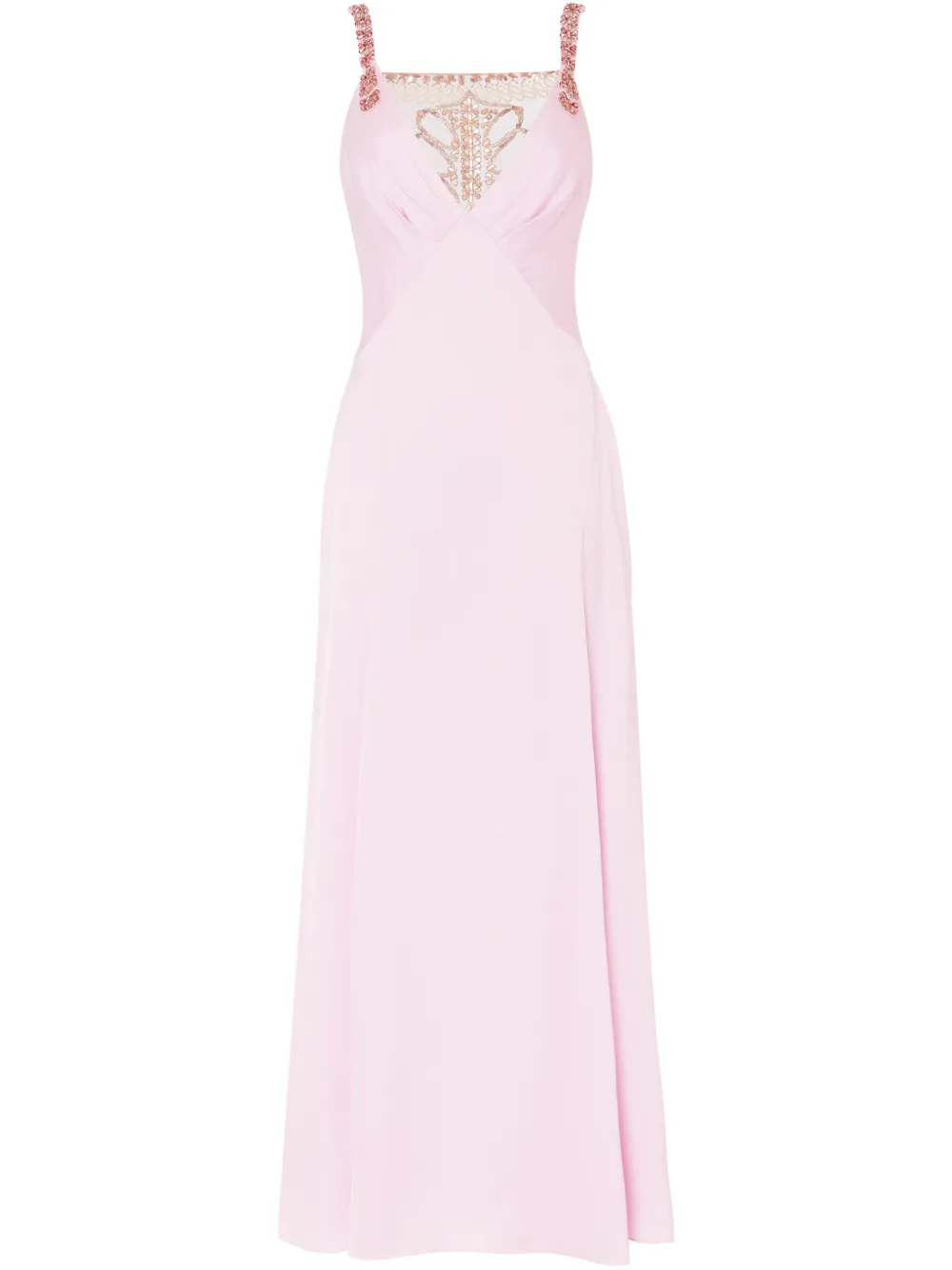 V-neck maxi dress