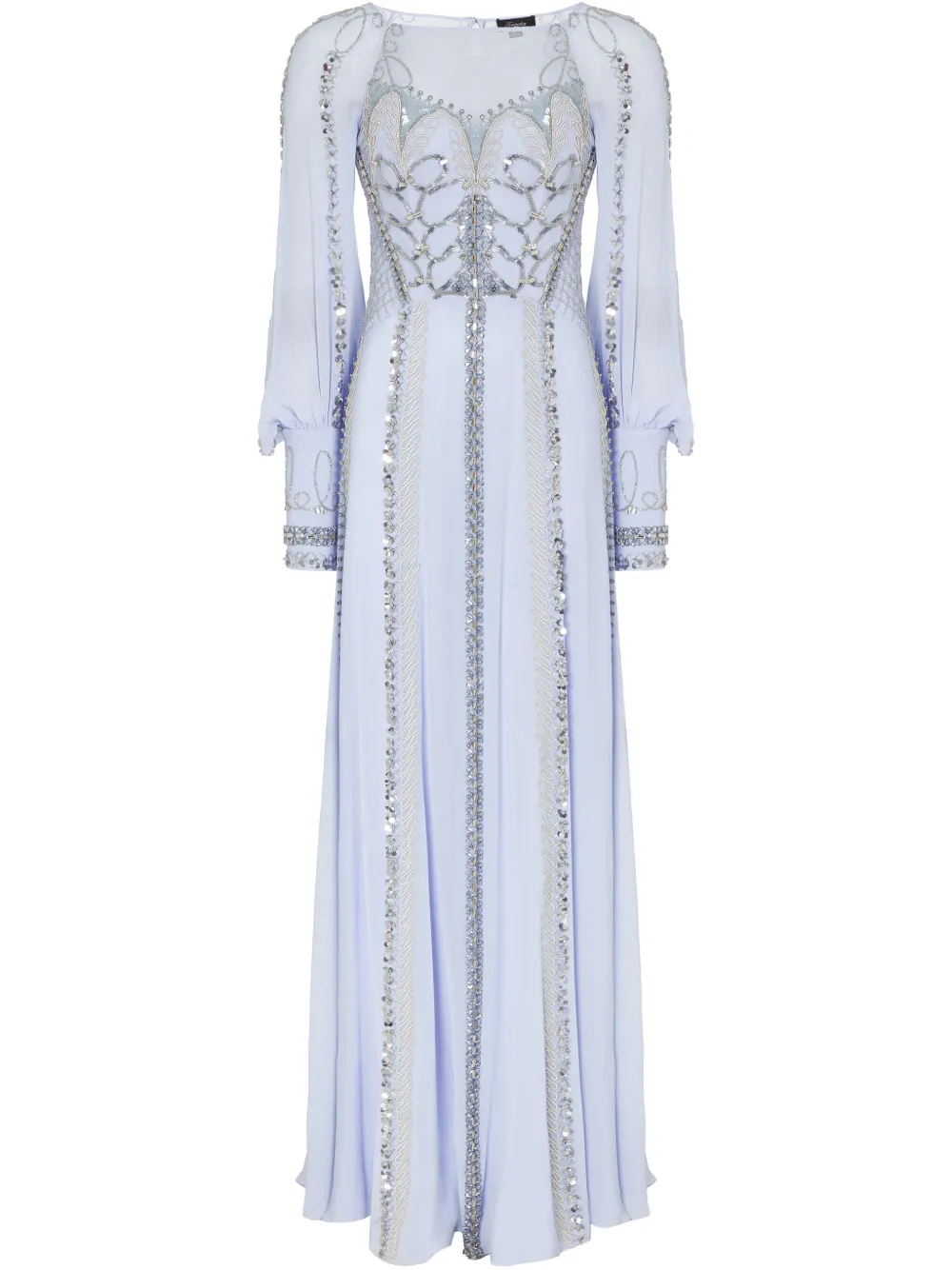 Temperley London ロングスリーブ マキシドレス - ブルー Temperley London ロングスリーブ マキシドレス - ブルー