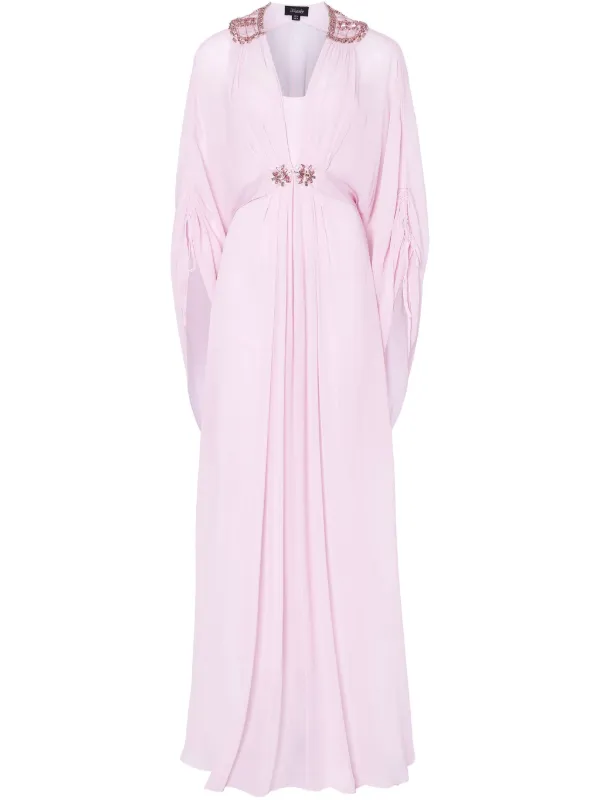 Temperley London Embellished Maxi Dress Pink FARFETCH