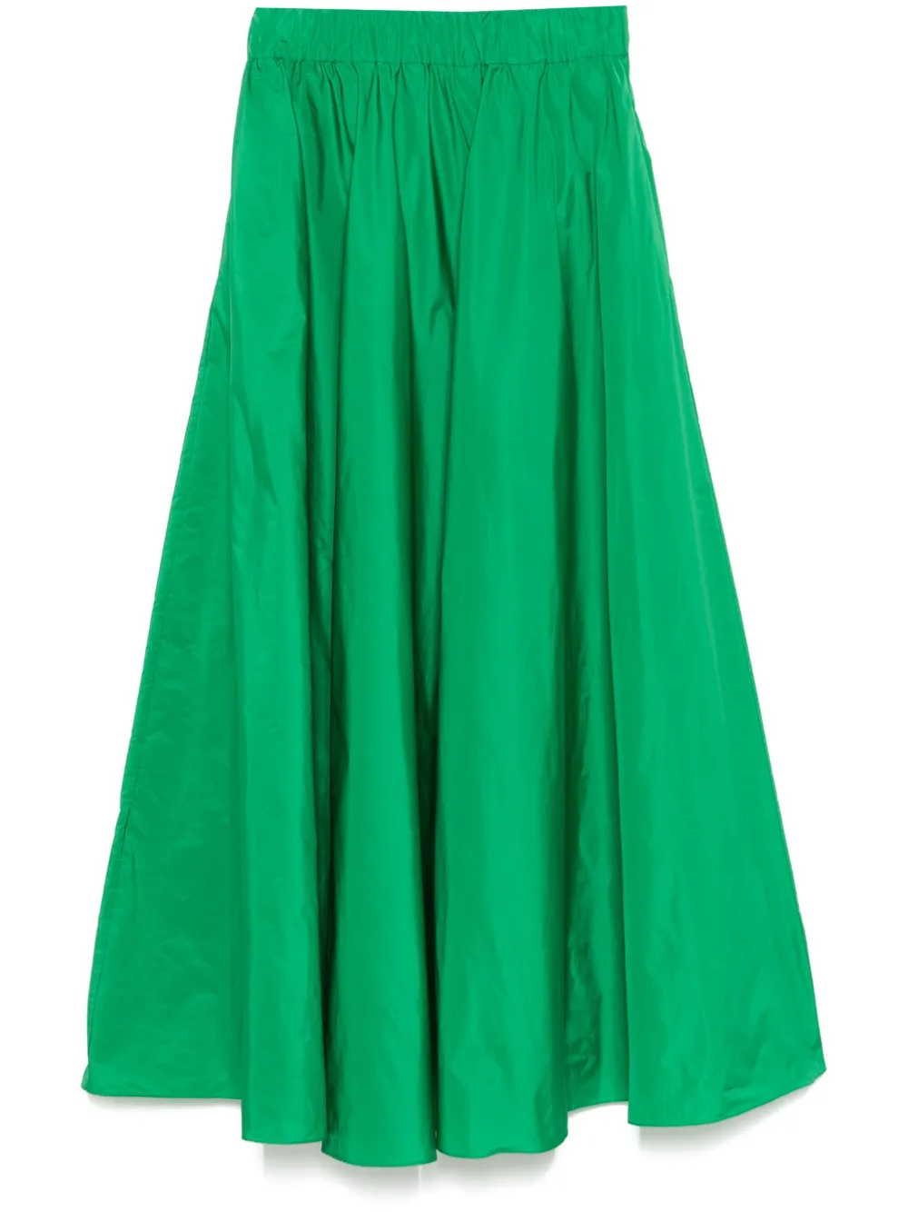 taffeta maxi skirt