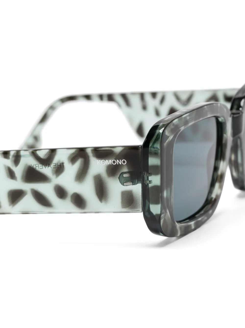  Komono Avery Rectangle-frame Sunglasses - Blue 