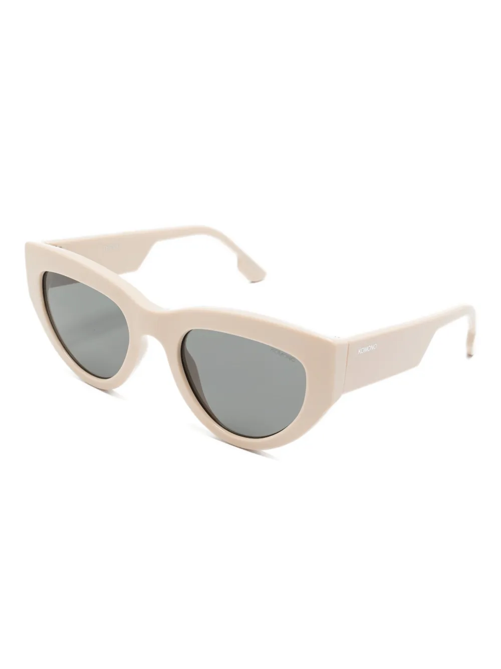 Komono Zonnebril met cat-eye montuur - Beige