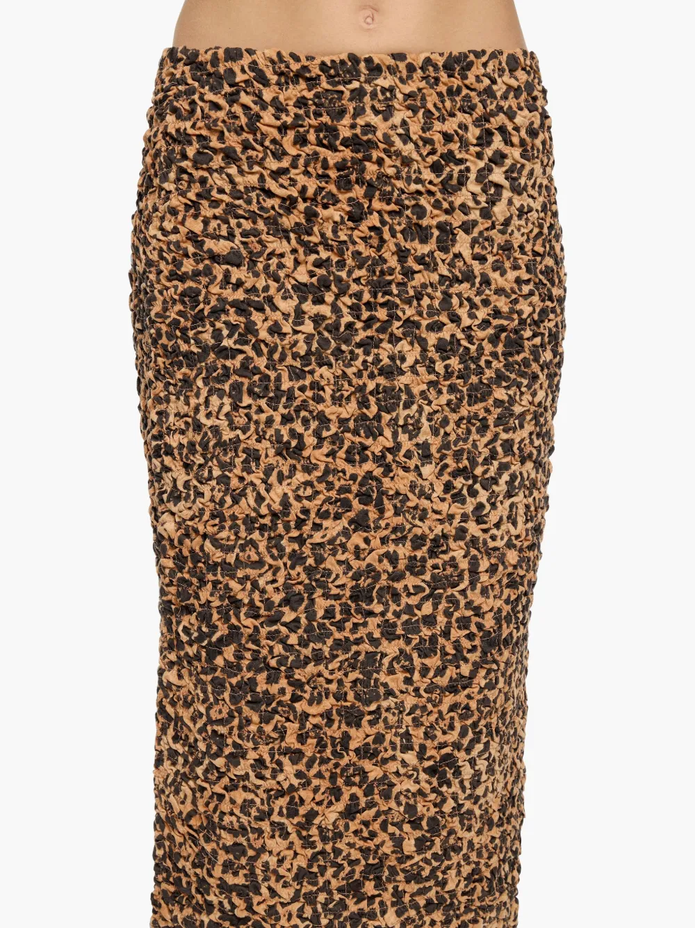 Bimba y Lola Midi-rok met luipaardprint Bruin
