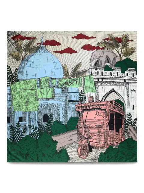 Bimba y Lola graphic-print scarf