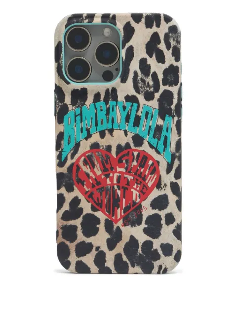 Bimba y Lola leopard-print iPhone 16 Pro Max case