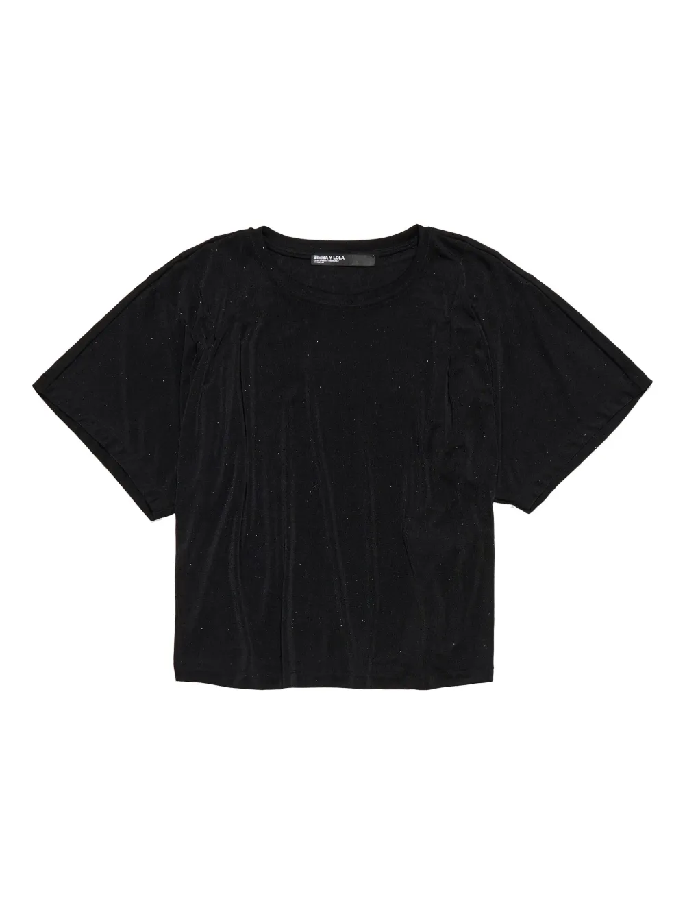 Bimba y Lola リラックスフィット Tシャツ - ブラック Bimba y Lola リラックスフィット Tシャツ - ブラック