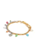 Bimba y Lola gemstone-detail multi-chain bracelet - Gold