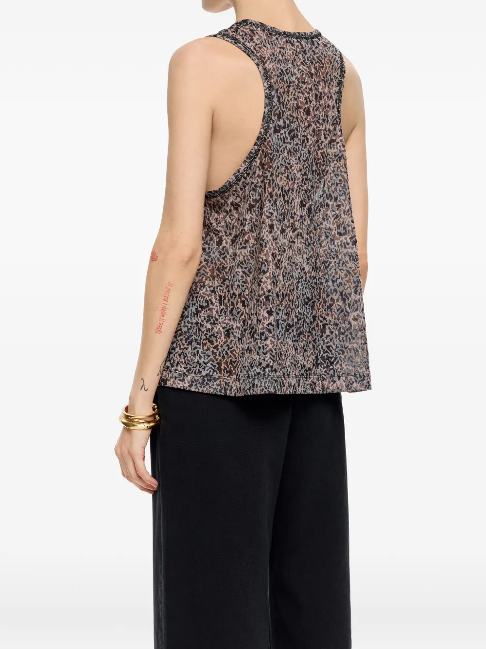 BIMBA Y LOLA ANIMAL PRINT TANK TOP 