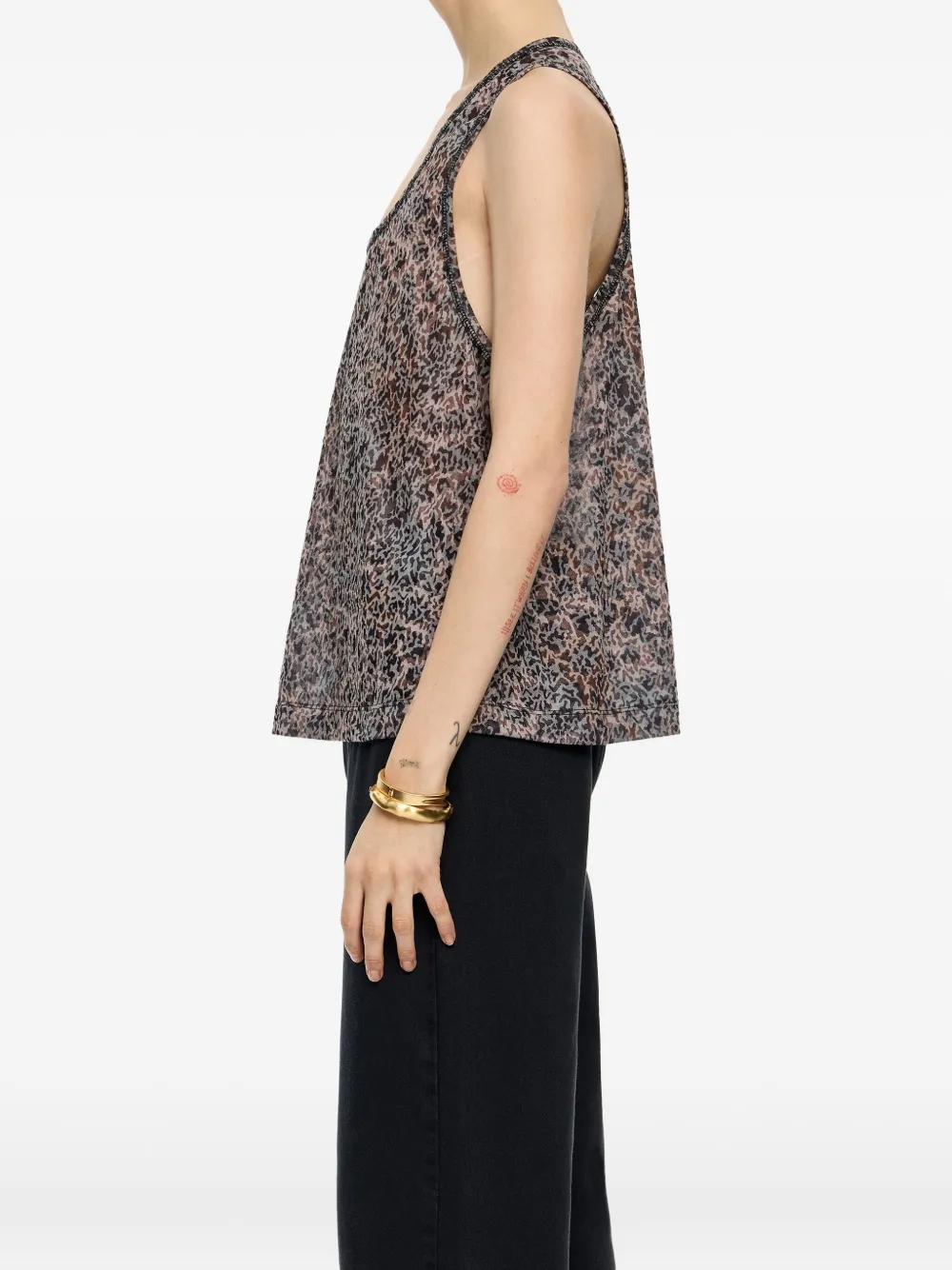 BIMBA Y LOLA ANIMAL PRINT TANK TOP 