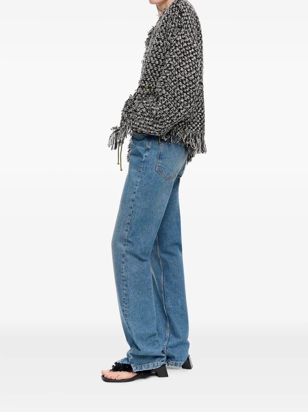 Bimba y Lola Katoenen vest Zwart