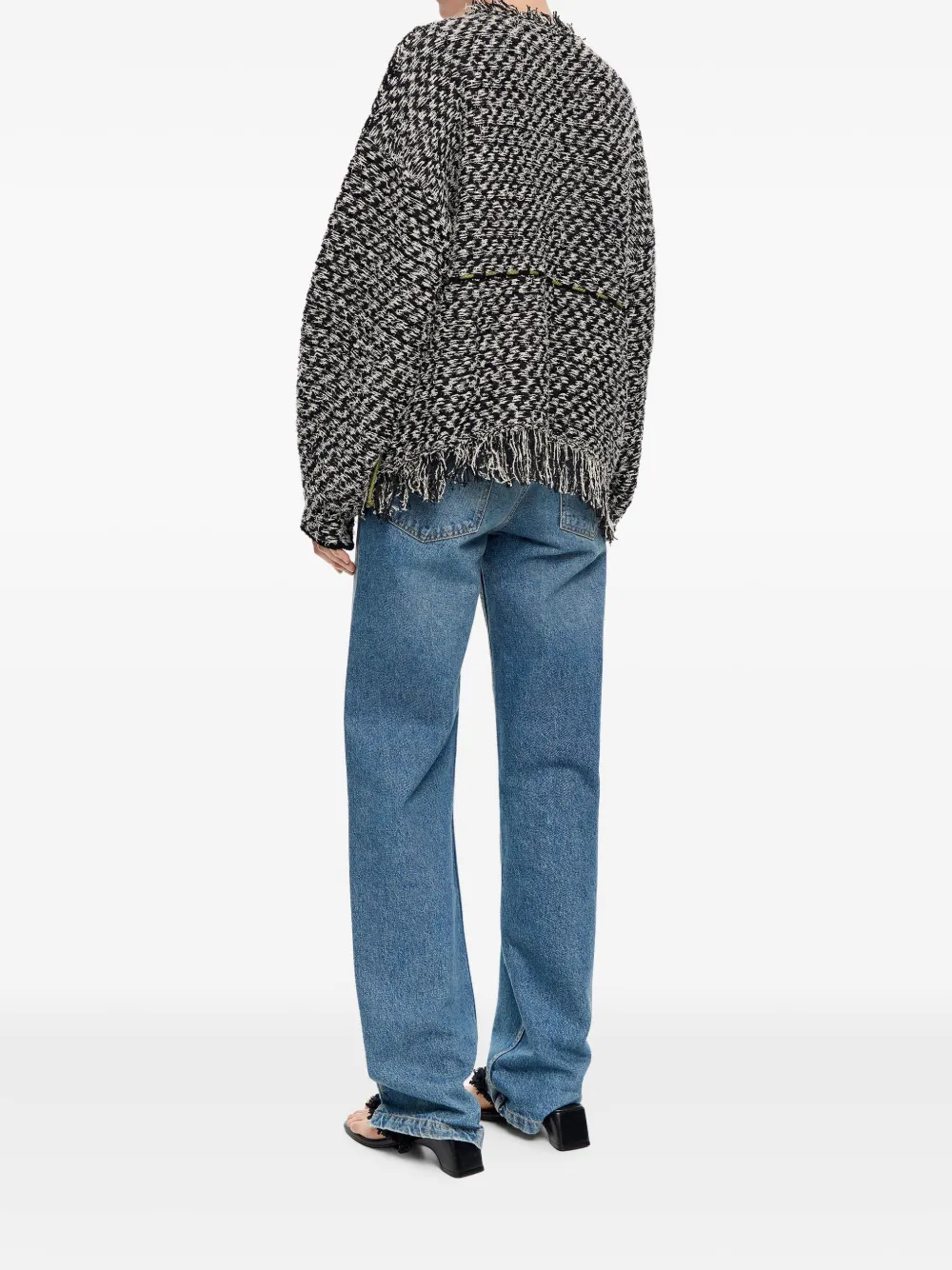Bimba y Lola Katoenen vest Zwart