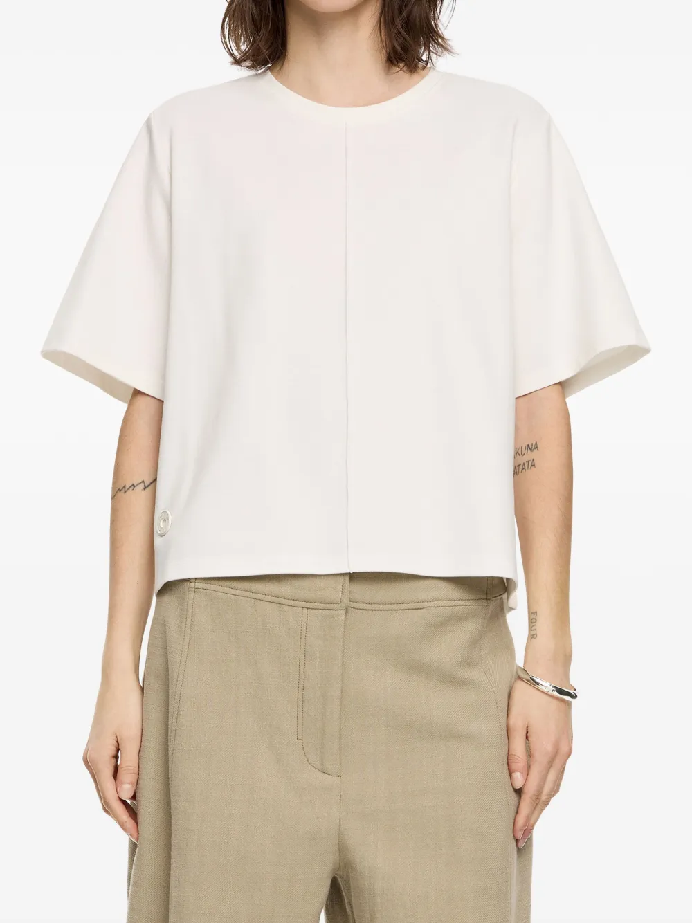 BIMBA Y LOLA LOGO-PLAQUE TOP