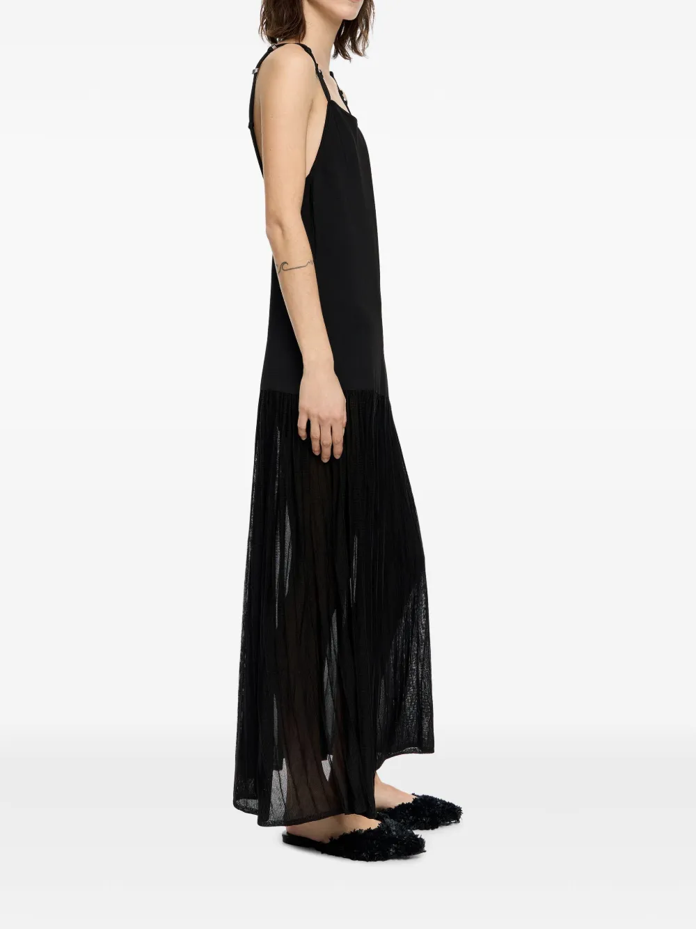 BIMBA Y LOLA METALLIC RINGS DETAILING DRESS 