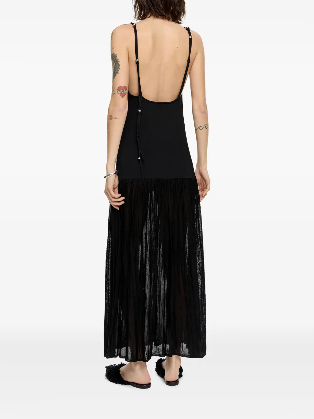 BIMBA Y LOLA METALLIC RINGS DETAILING DRESS 