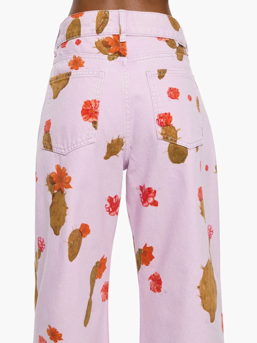 Bimba y Lola Broek met bloemenprint Roze