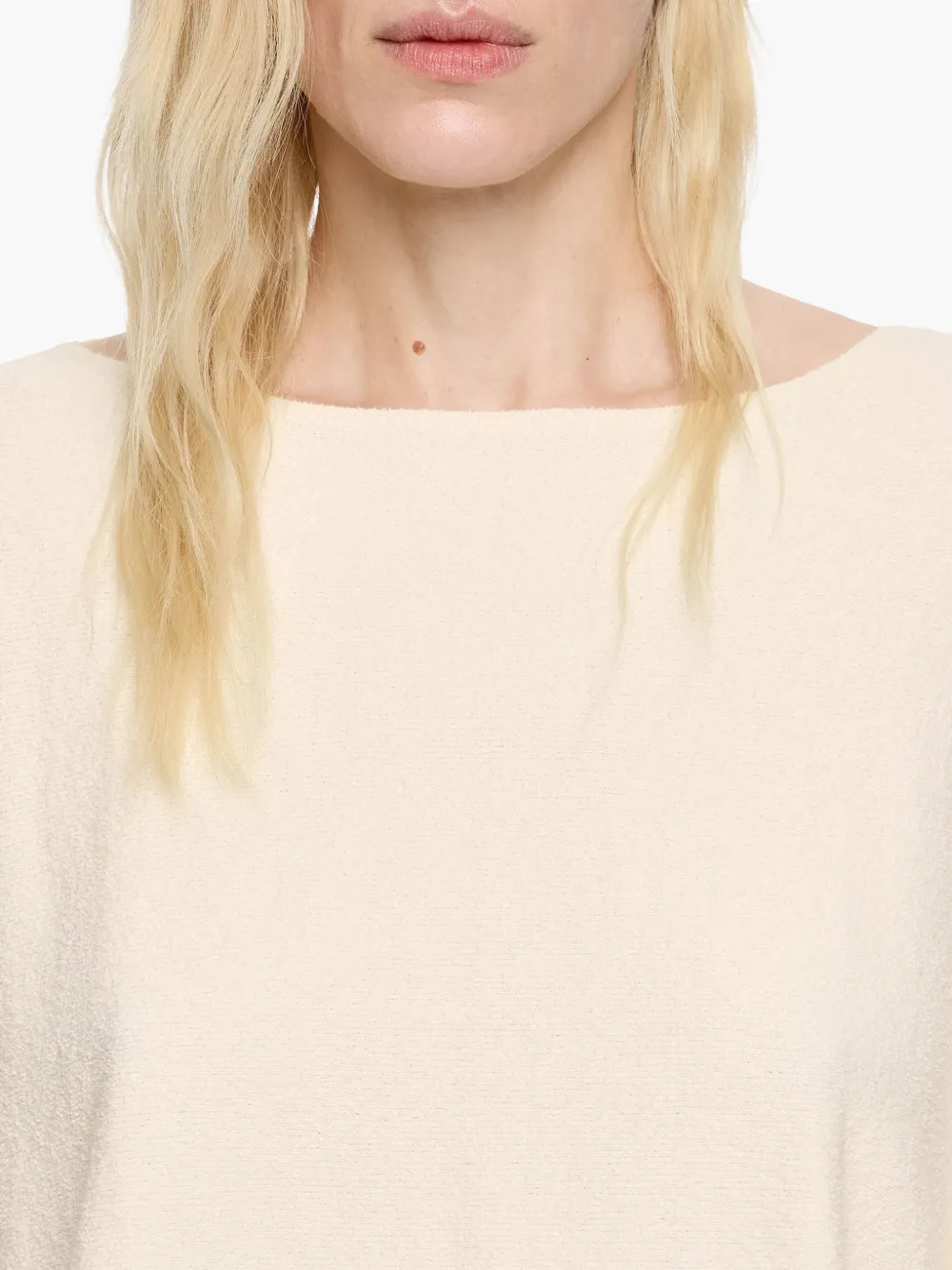 Bimba y Lola Sweater met boothals Beige