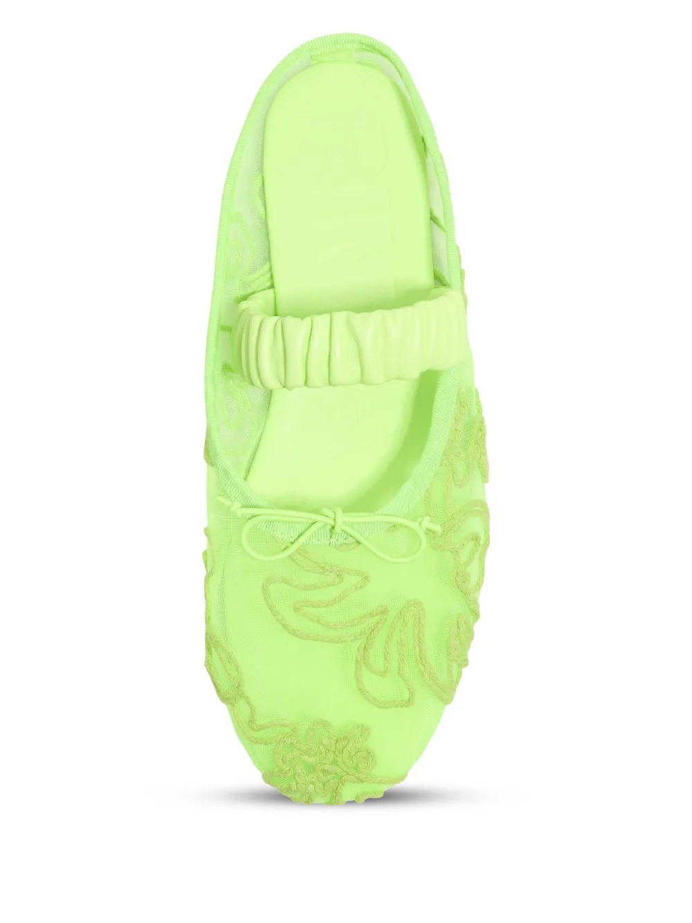 Bimba y Lola mesh ballerina shoes Green