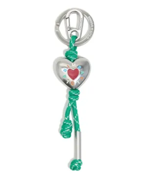 【BIMBA Y LOLA】ハートキーホルダー Gold hearts key ring