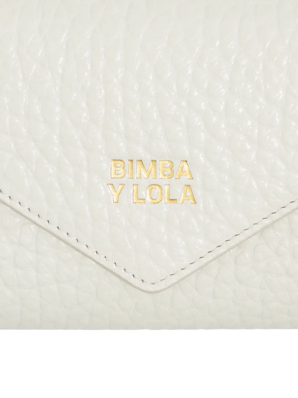 Bimba y Lola Leren portemonnee Wit