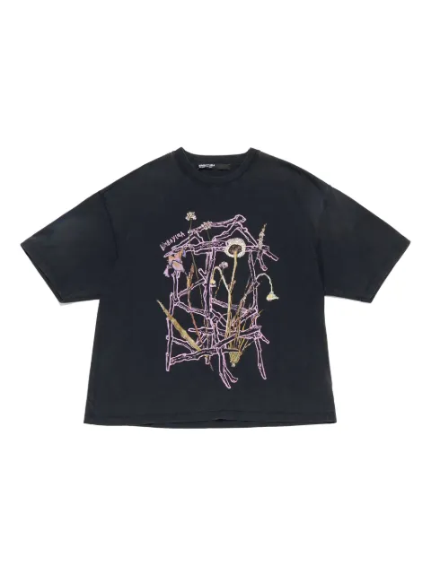 Bimba y Lola playera oversize con estampado gráfico