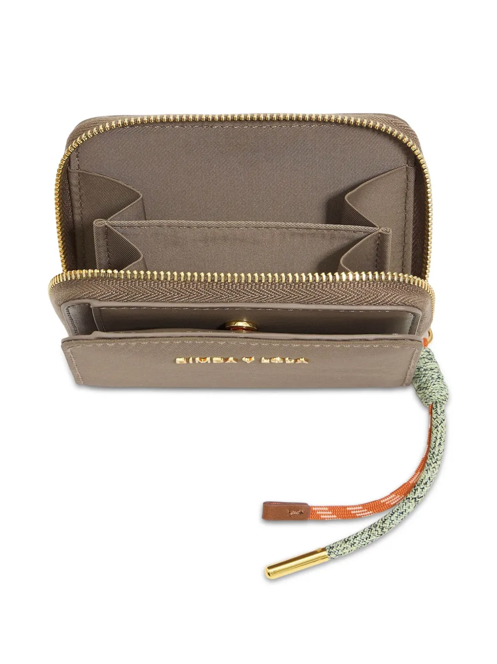 Bimba y Lola Portemonnee met logo Beige