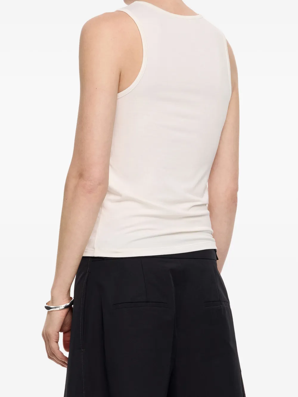 BIMBA Y LOLA BEADED LOGO TANK TOP 