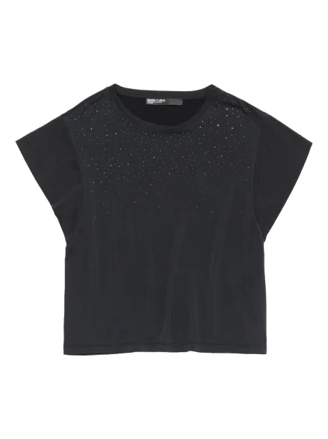 Bimba y Lola beaded-detail short-sleeve T-shirt