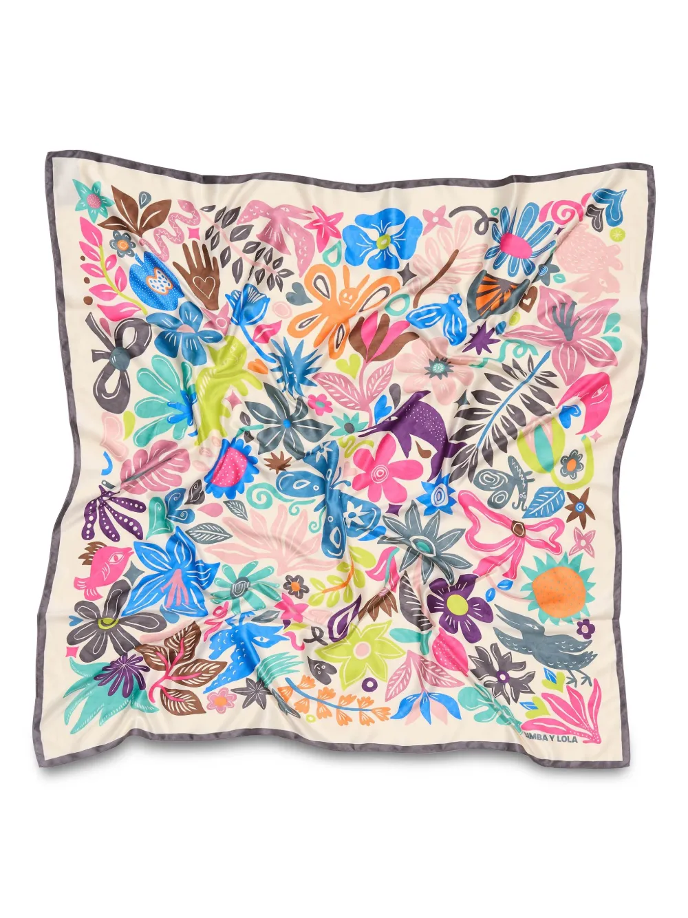 Bimba y Lola floral-print scarf | Image 2
