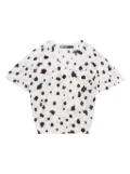 Bimba y Lola polka dot v-neck top - White