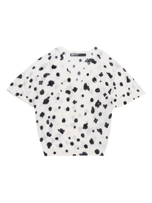 Bimba y Lola haut à pois - Blanc - Bimba y Lola - Modalova