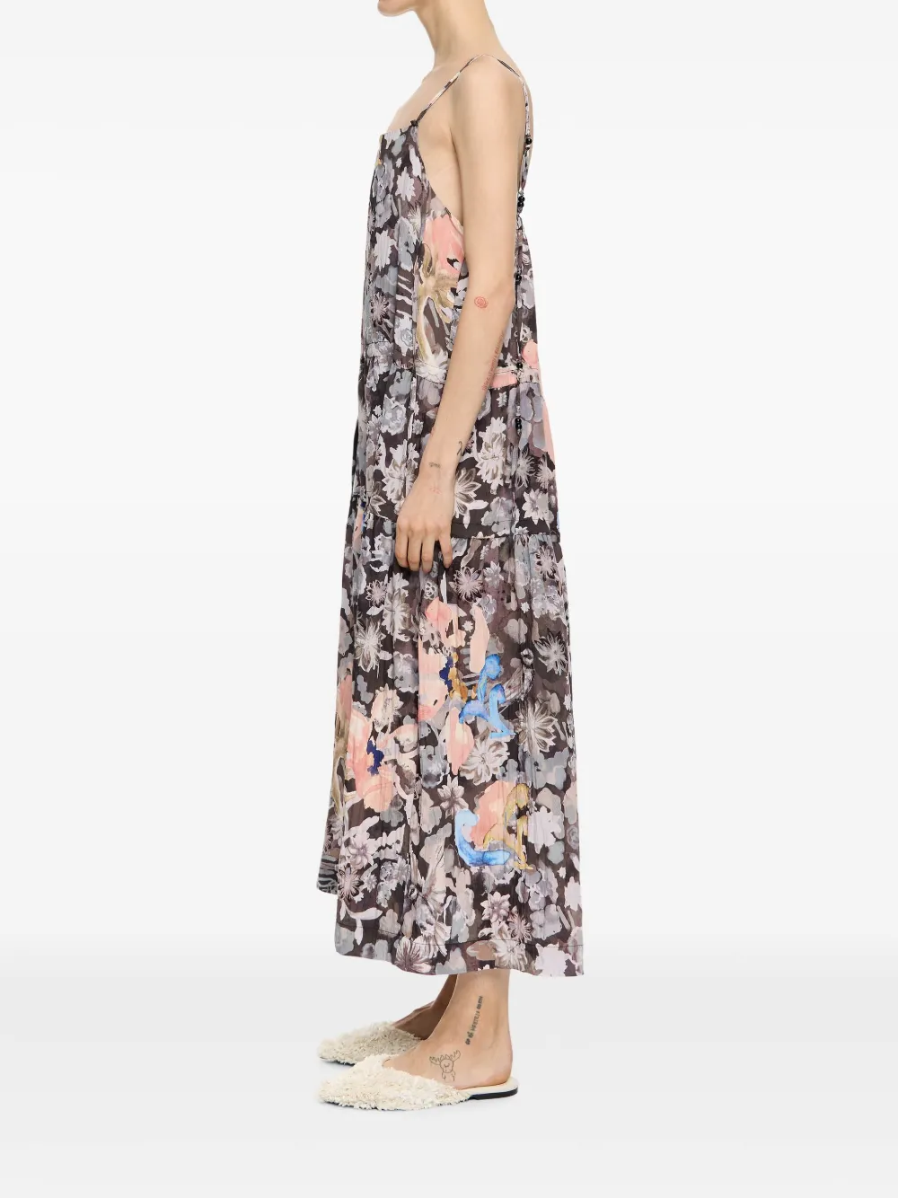 BIMBA Y LOLA ALL-OVER-FLORAL PRINT DRESS