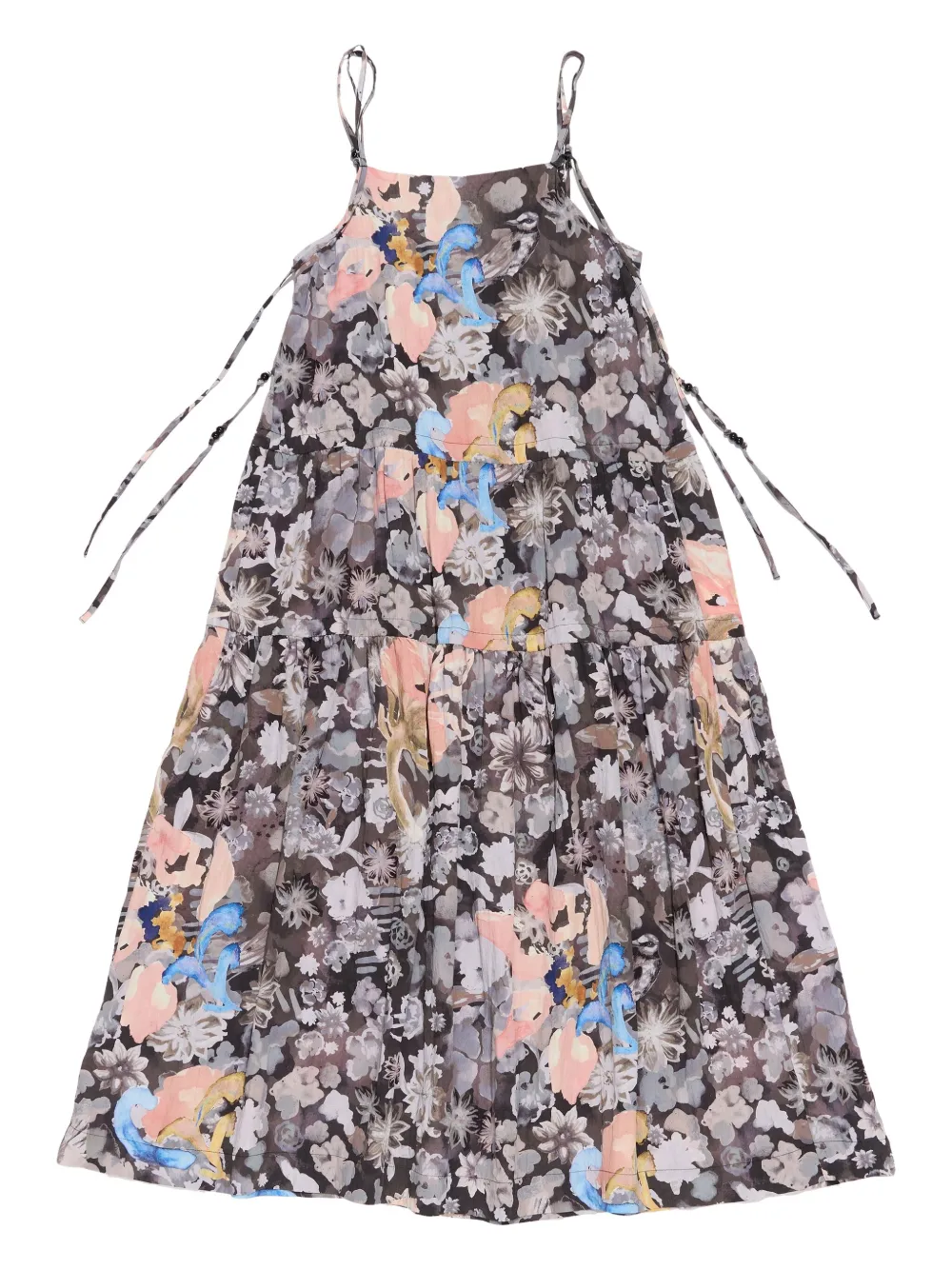 Bimba y Lola フローラル ドレス - グレー Bimba y Lola フローラル ドレス - グレー