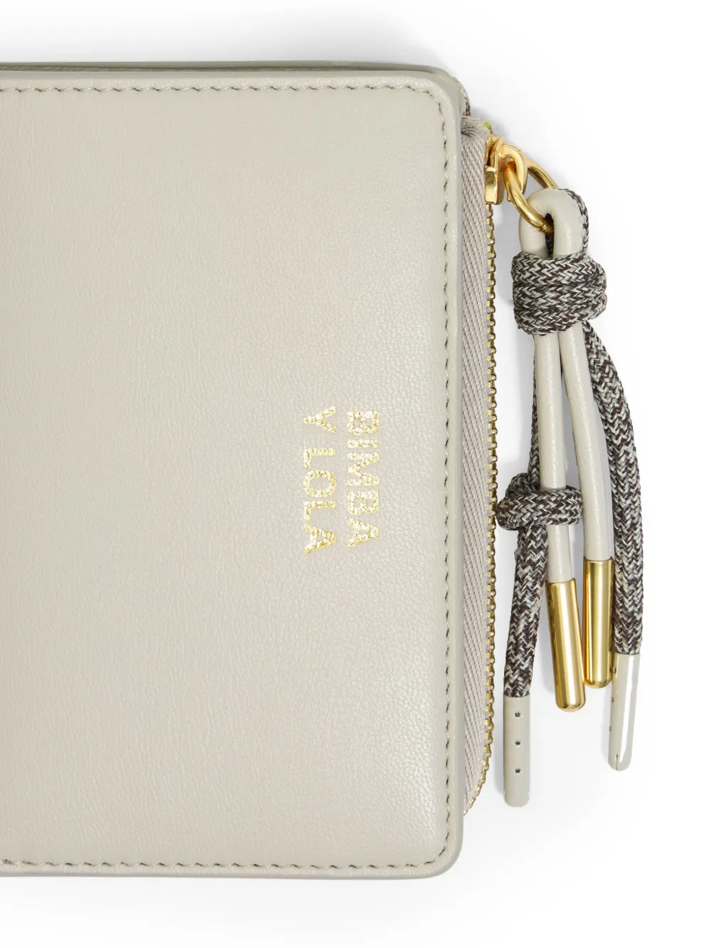 Bimba y Lola Portemonnee met logo-stempel Grijs