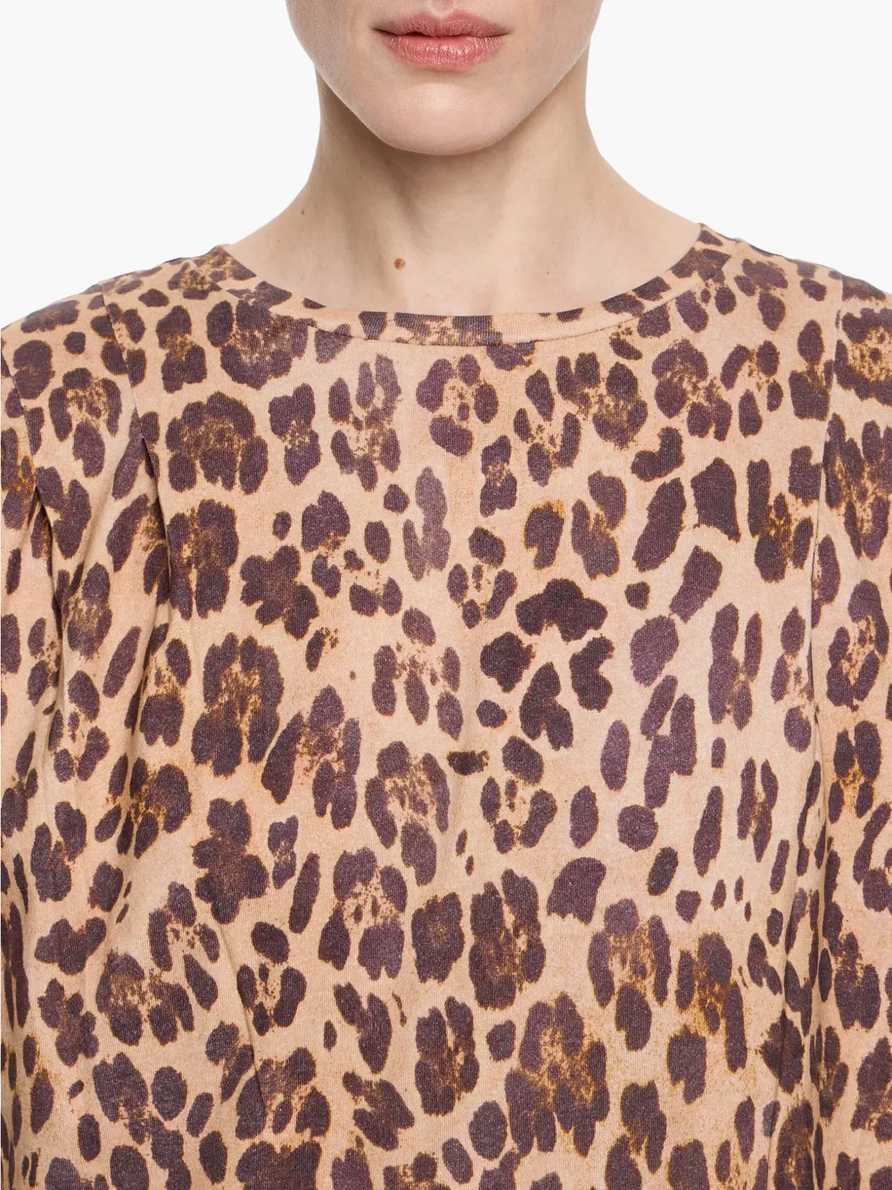 Bimba y Lola Boxy top met luipaardprint Bruin
