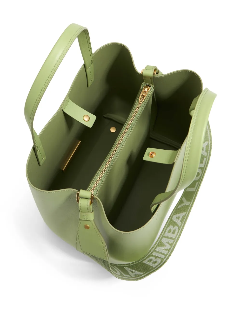 Shop Bimba Y Lola Large Chihuahua Tote Bag In Green