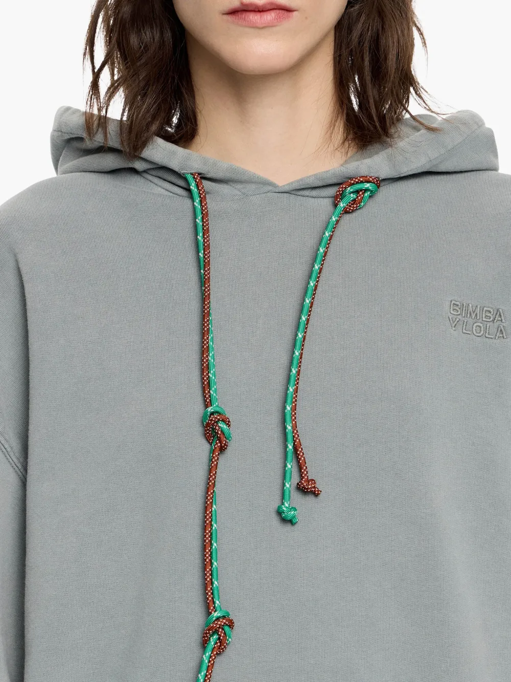 Bimba y Lola Hoodie met logo Grijs