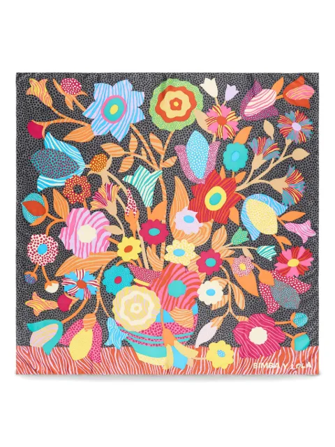 Bimba y Lola loral-print scarf