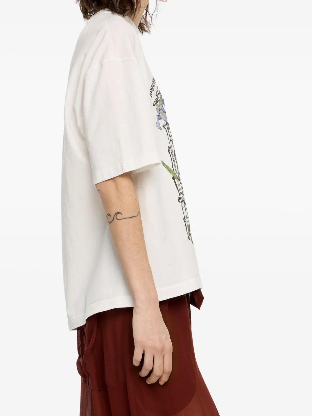 Bimba y Lola T-shirt met grafische print Wit